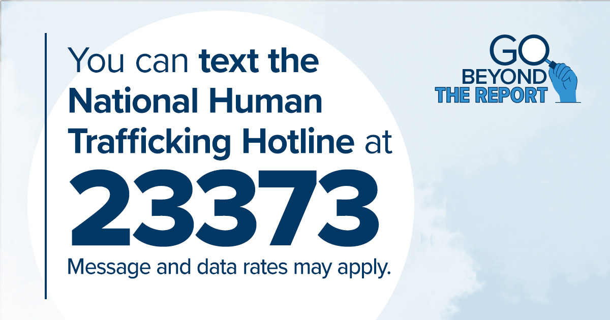 Calling is just one option when reporting #HumanTrafficking or seeking support services. The National Human Trafficking Hotline provides text and chat options. If you or someone is in immediate danger, call 9-1-1. Learn more: go.dhs.gov/JVE