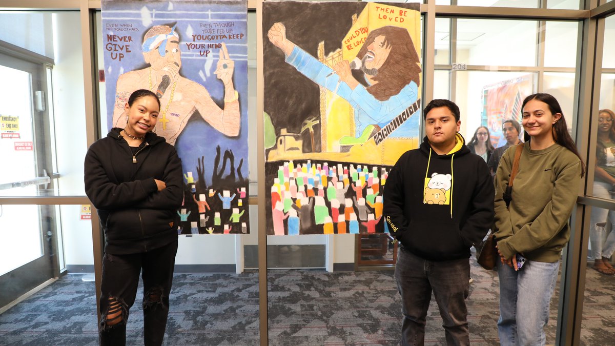 Showcased the amazing work of student artists who participated in the Pathways to Success experiential learning project collaboration at the opening exhibition and reception. Come check out their work displayed in the library study rooms through November 22, 2024.