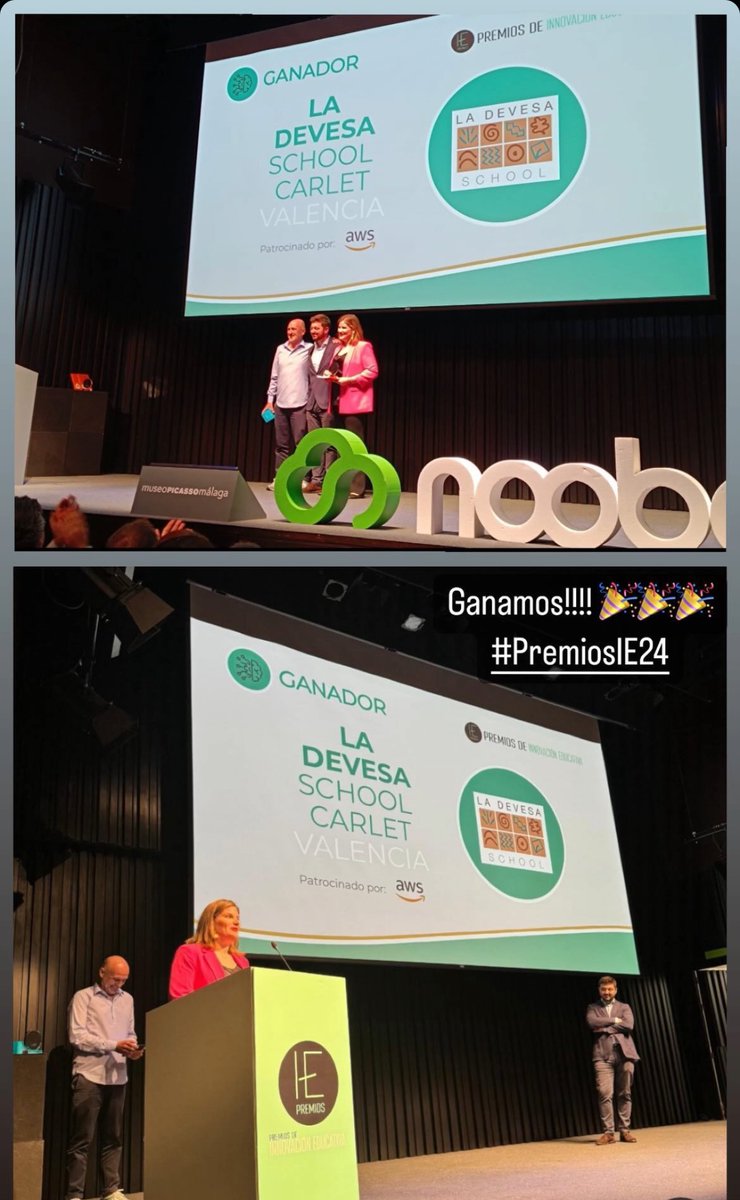 Amparogalbis's tweet photo. 🏆🏆🏆Premio innovación educativa 2024 en la categoría de Integración de la Inteligencia Artificial. 🎉🎉🎉🎉
@GrupoSorollaEdu https://t.co/Of8Fexzxn9