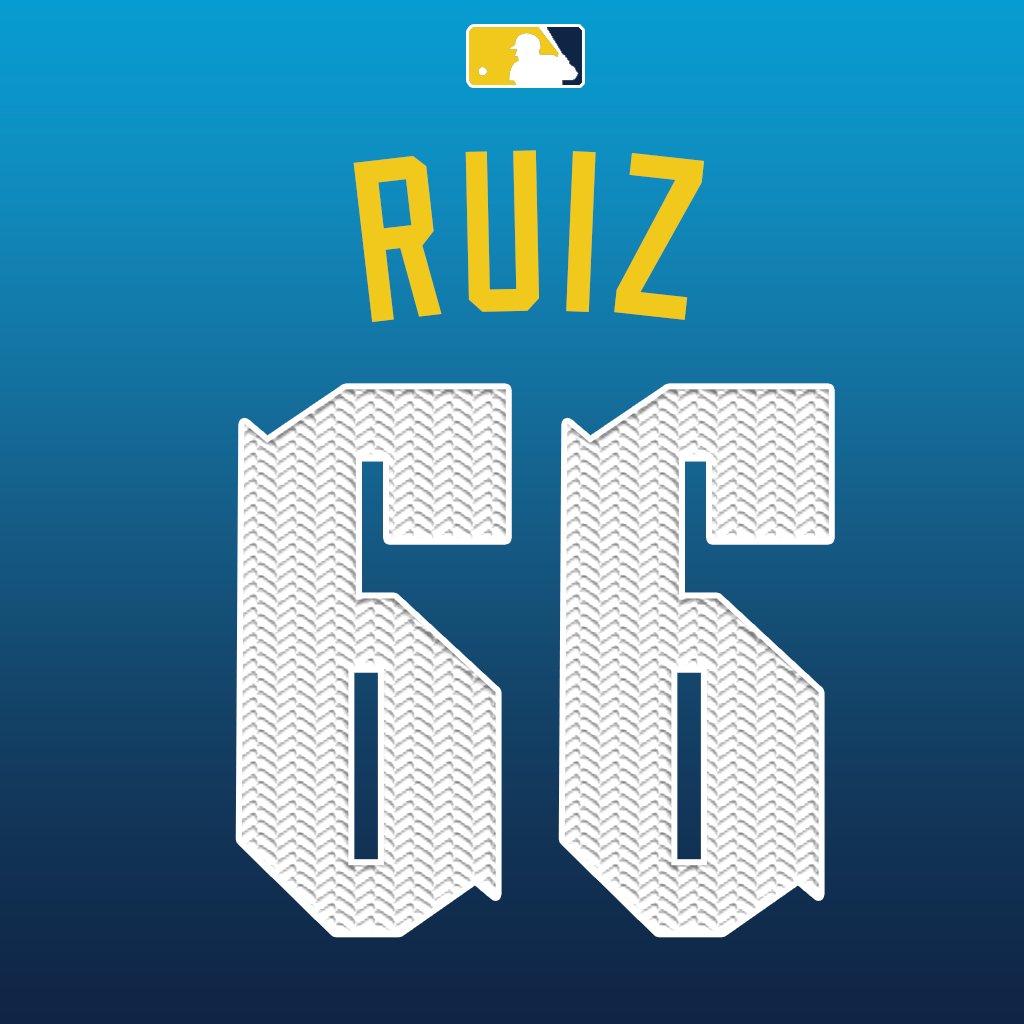 RHP José Ruiz will wear number 66. Last worn by LHP Garrett
