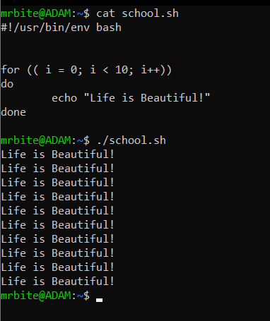 #day45 Mastering Bash loops is essential for scripting tasks and automation. Here's a beginner-friendly example
#ALX_SE
#100DaysofALXSE
#100DayChallenge
#DoHardThing