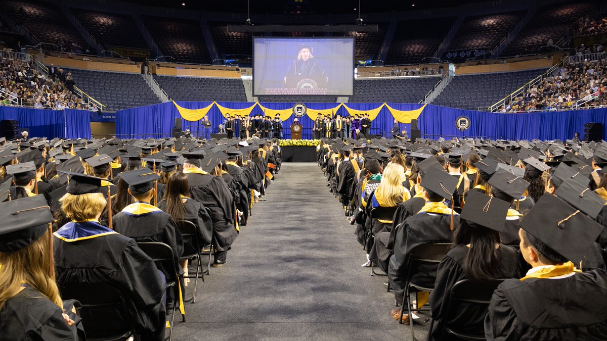 Congratulations to the graduating class of 2024! For today, goodbye, for tomorrow, good luck, and forever, Go Blue!