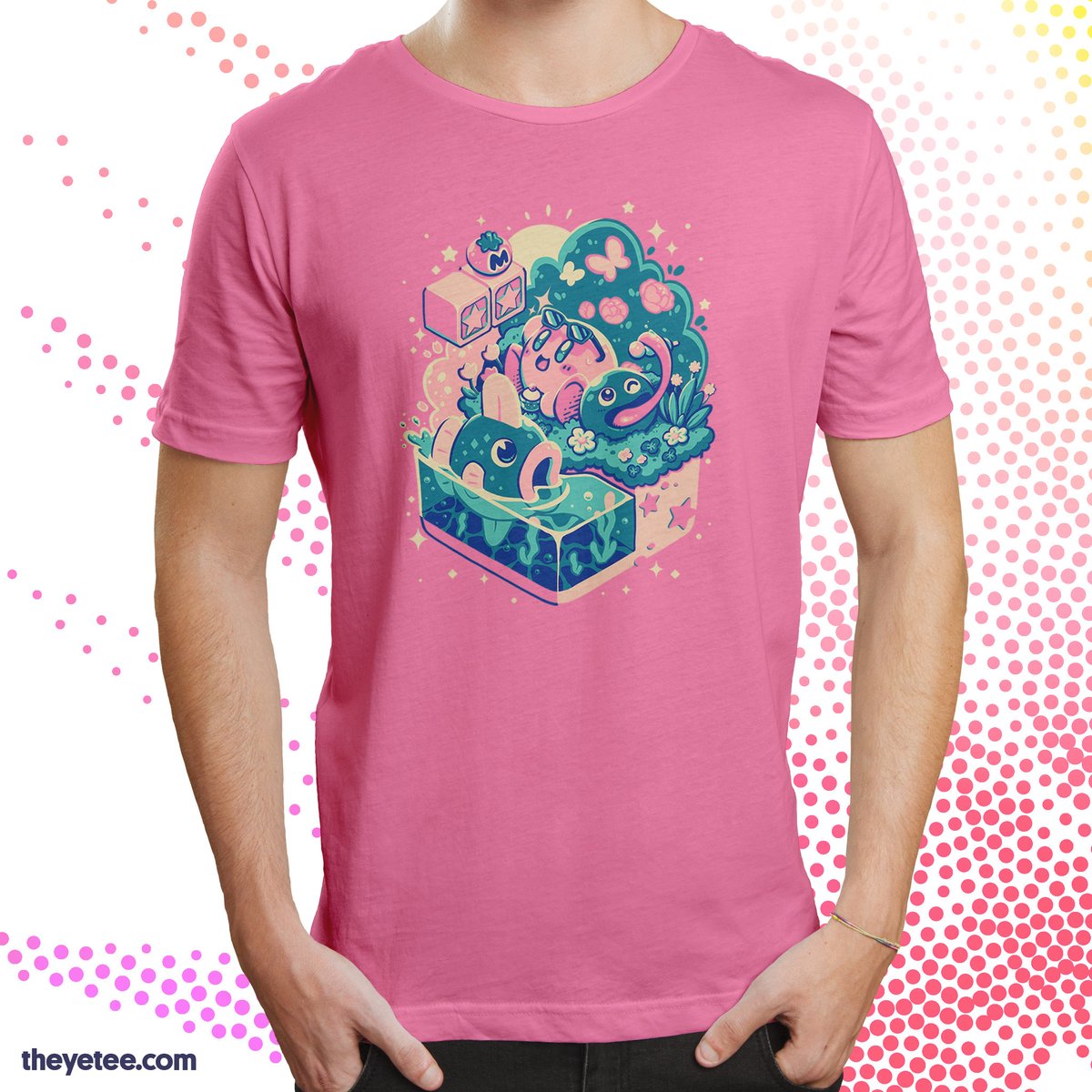 カービィ 「Nothing like enjoying a cold one with th」|The Yetee 🌈のイラスト