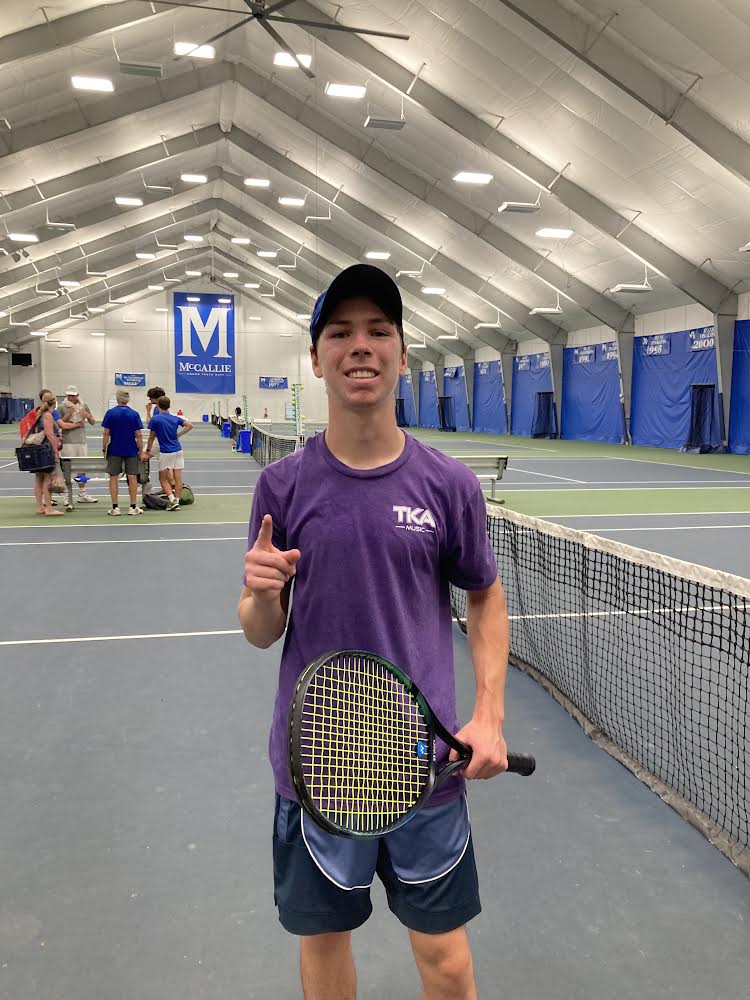 🎾 Congratulations to Jonah Weber on finishing 1st in Regionals!!