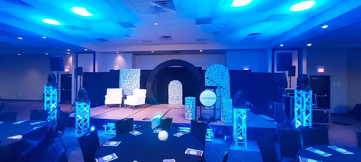 The stage is set! If you haven’t already gotten your 2024 Threshpys ticket, there are still a few more available. Purchase them at bethelthreshers.com/tickets #RollOn #WeAreThreshers