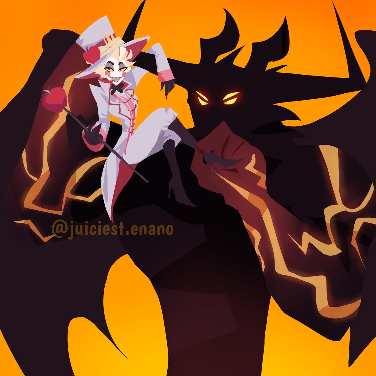 #Lucifer and #Satan 

LET THEM BE BESTIES. 😡

#HazbinHotel #HazbinHotelLucifer  #LuciferMorningstar