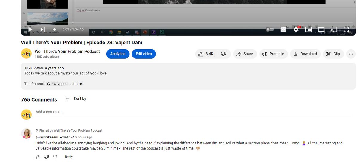 turns out episode 23 never got a pinned comment anyway that's been fixed as of 9 hours ago. might be time for a re-listen and maybe throw us some engagement