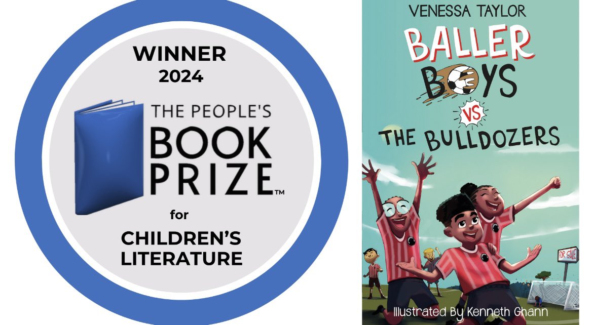 Delighted to share that I’ve won the People’s Book Prize for children’s literature again 🙌🏾 Big thank you to everyone that voted for ‘us’ to win and big thanks to my publishers @hashtag_press & everyone that encouraged & supported me to write this book ♥️