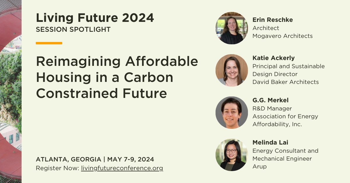 #LF24 Session Spotlight

Don't miss 'Leveraging Nature-Based Solutions for Resilient and Thriving Cities' on on Thursday 5/9 at 10:15 AM! bit.ly/lf24xtwitter

#ClimateAction #ChangeStartsHere #AffordableHousing #LivingFuture