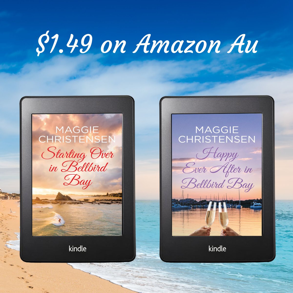 ON SALE in MAY Escape to the sun, surf and sand of Bellbird Bay where its never too late to fall in love. mybook.to/BellbirdBayser…… #romancebooks #secondchances #kindlemonthlydeal #KindleUnlimitedAvailable