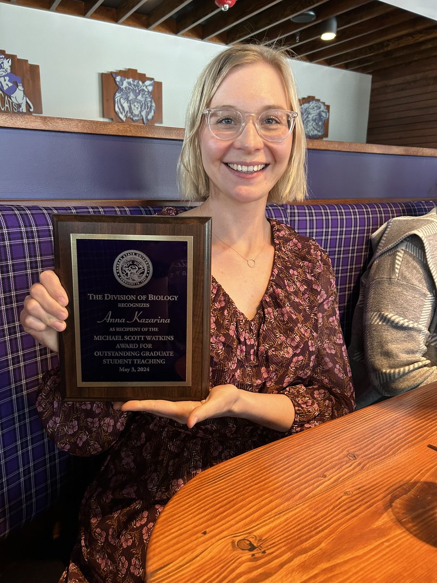 Lee Lab (@leelabkstate) on Twitter photo Congratulations to Anna on winning the Graduate Student Teaching Award! The Lee Lab is very proud of you and your accomplishments!!! <a href="/AnnaKazarina2/">Anna Kazarina</a> <a href="/kstatebio/">K-State Biology</a> Congratulations to Anna on winning the Graduate Student Teaching Award! The Lee Lab is very proud of you and your accomplishments!!! <a href="/AnnaKazarina2/">Anna Kazarina</a> <a href="/kstatebio/">K-State Biology</a>