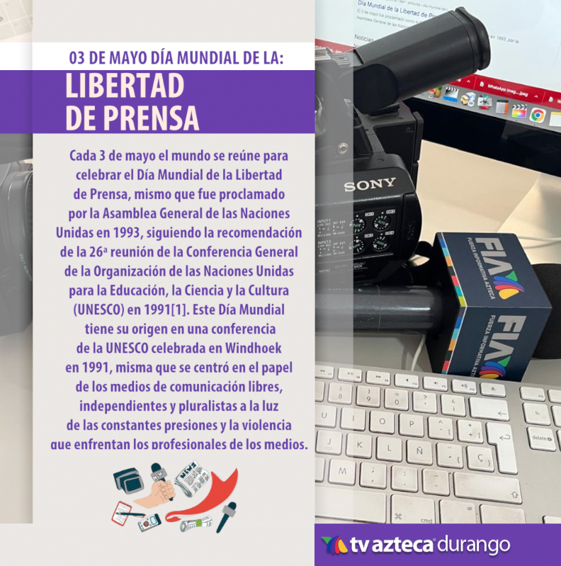 Día mundial de la libertad de prensa, #DíaMundial #Prensa