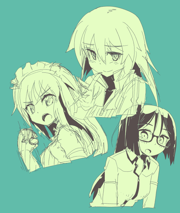 「あたらしくお絵かきできなかったので過去のみどりっぽい色のを」|シュウゼン/skebはじめましたのイラスト
