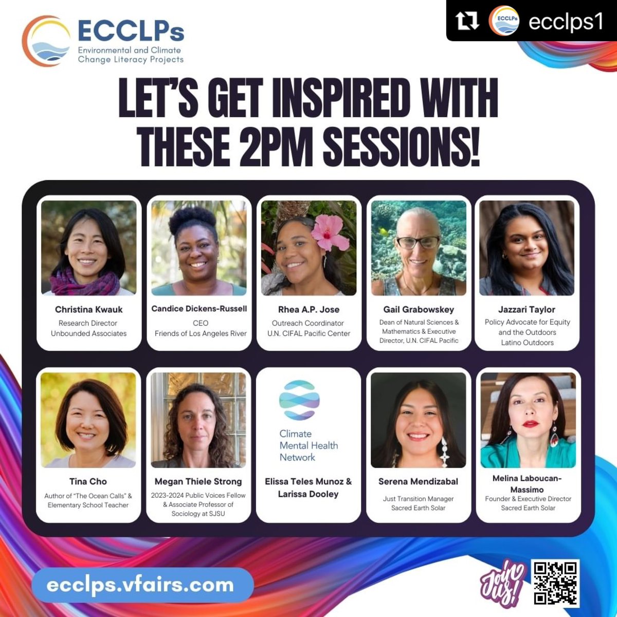 Just wrapped up with @ECCLPs 🌟 Join us next year for ECCLPS Annual Forum Symposium. #Repost Today’s 2 PM session, featured diverse lineup of speakers who left participants enlightened and empowered! 🌟 Some of our wonderful speakers include: Tina Cho, the award-winning…
