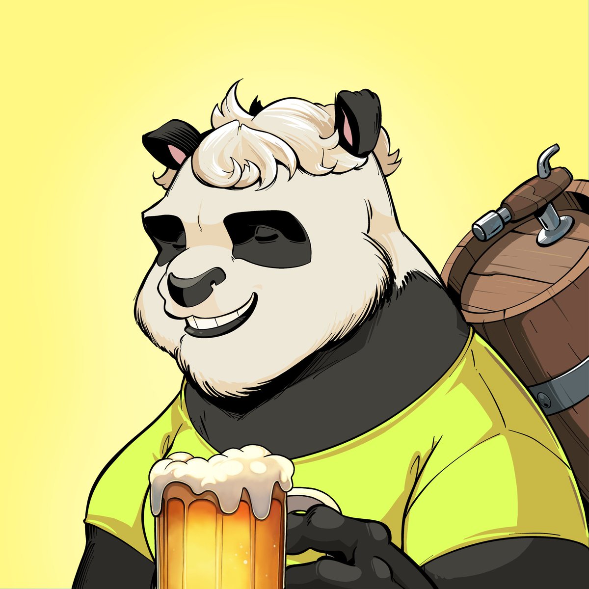 It's a friday night kegger at <a href="/PandaSocietyNFT/">Panda Society</a> . Who' comin to party? #renjisbrew
