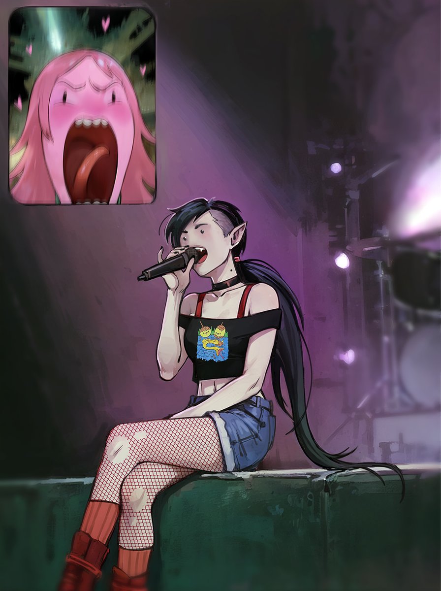 If there's THE ship for this meme, it's them 
#bubbeline #AdventureTime