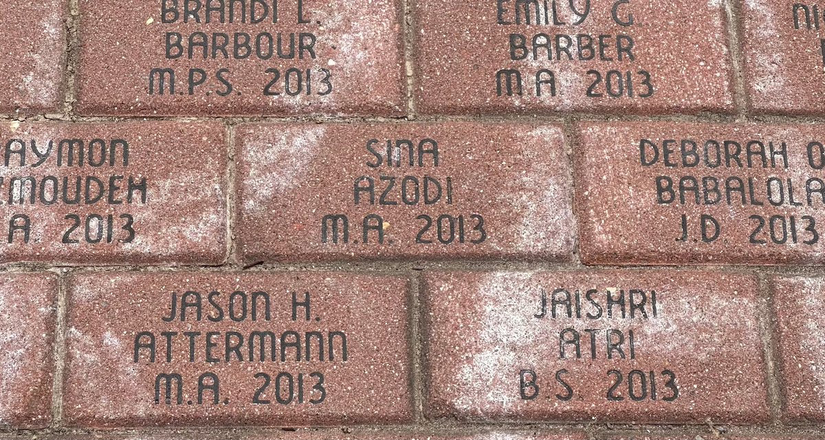 2010 and 2013 @GWAlumni bricks.