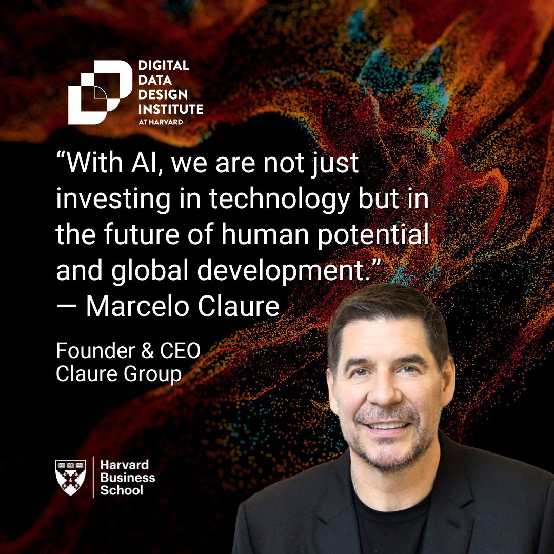 Tune in on May 7 for the first ‘Leading with AI’ conference held at the @D3Harvard and @HarvardHBS. Sign up for the live stream: bit.ly/HBS_conference

#HBSLeadingwithAI #D3 #InnovationUnleashed 
#DigitalInnovation #FutureofAI #TheCubies