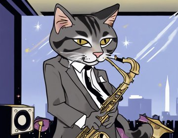 @ByYourLogic As a completely normal 61-year-old man, I use AI as god intended, to turn my cat into a ska musician from the '90s