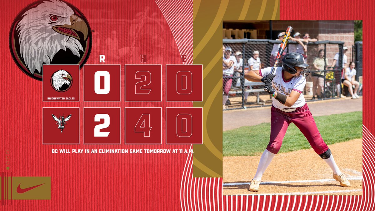 A duel of two superb pitching performances just didn't fall our way @Bh2osoftball will take on Shenandoah in an elimination game tomorrow at 11 AM to keep its championship hopes alive #BleedCrimson #GoForGold 🔗 tinyurl.com/2bm7g9y6