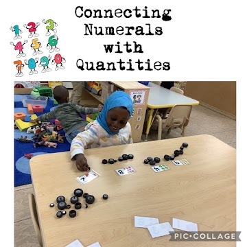 Today we encouraged our friends to connect numerals with their quantities in the math center! They used number card 1–10 and wheels.
#playfuldiscoveriescdc #playfuldiscoveries #prek #prekforall #nycpreschool #earlymath #mathforkids #counting #grouping #numbers #numerals #matching