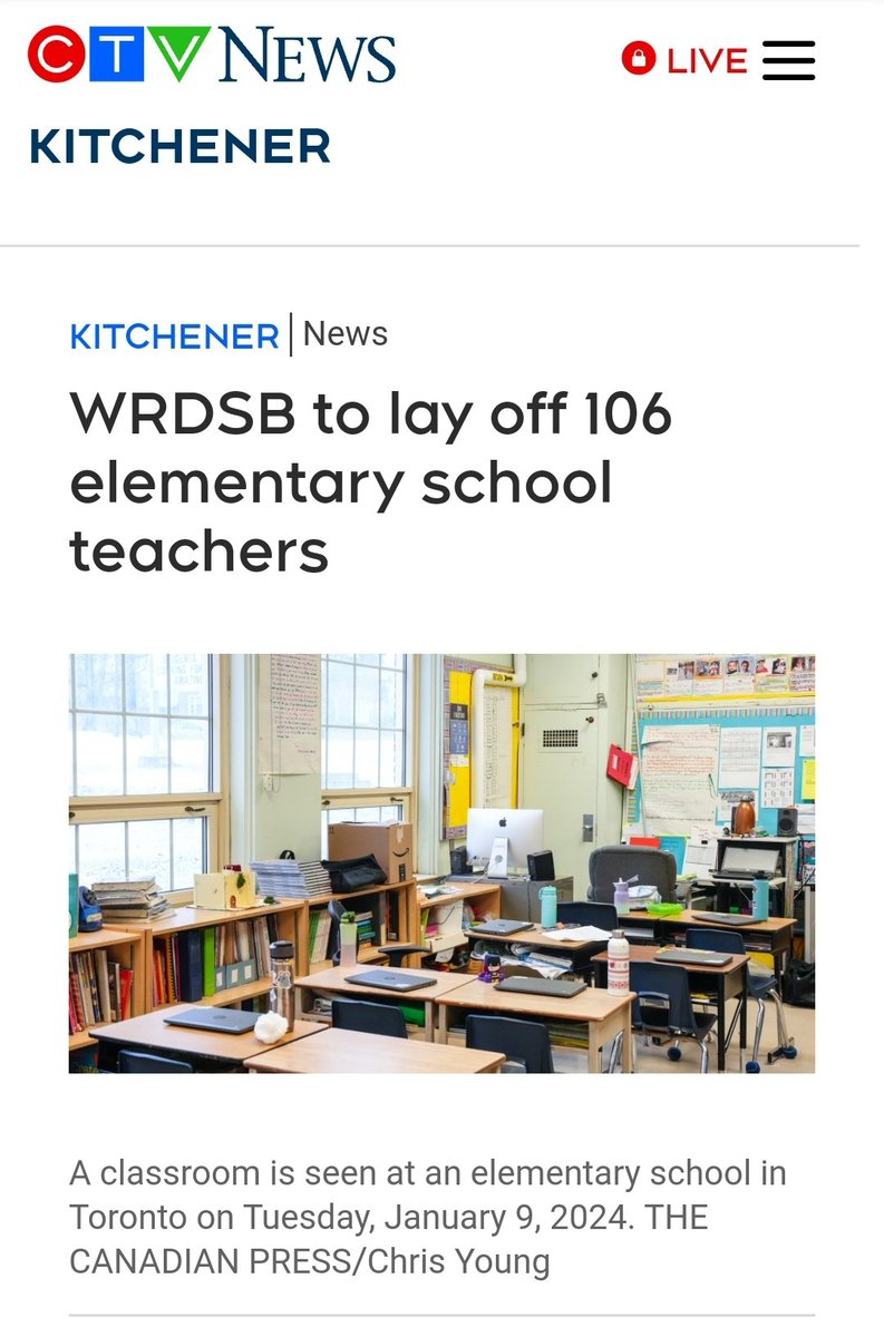 This is a direct result of anti-racist math (ie. racist math).
When 2+2=5, it's challenging to put the numbers together. 

@wrdsb's Director of Education was rewarded an additional $55,800 surplus on his pay cheque in 2023 from 2022. In ONE year ($290,987).
We have more #WRDSB…