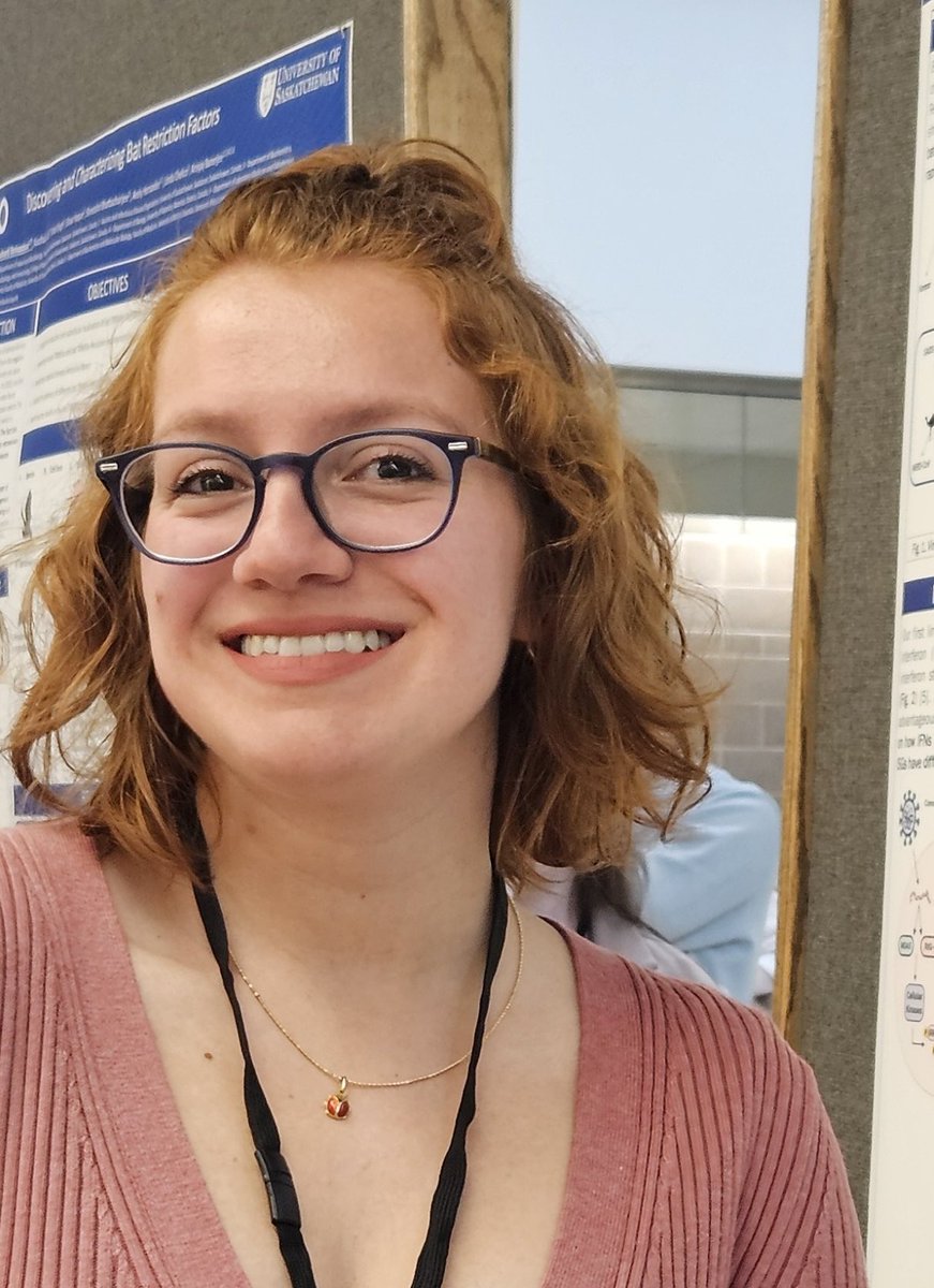 Congratulations to Victoria Gonzalez for winning the first place at the 2024 life and health sciences research expo. You make us proud. #LZCI @VIDOInterVac @USaskResearch @USaskHealthSc @NSERC_CRSNG