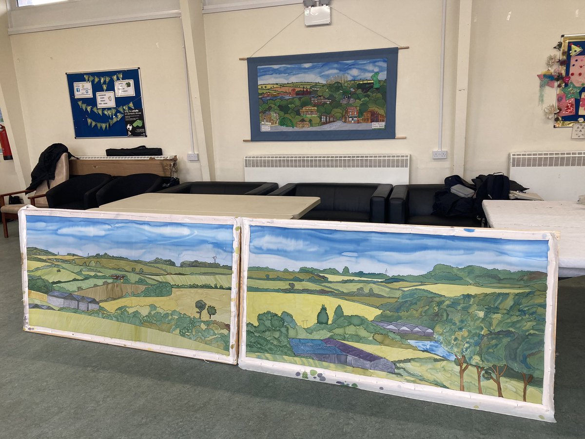 It’s been a joy working on this @EdgelandsArts project for Friends of Fitzwilliam Station - exploring local landscapes to create a new artwork for Fitzwilliam Station. Funded by @MyWakefield #culturegrantsWFD @OurYear2024