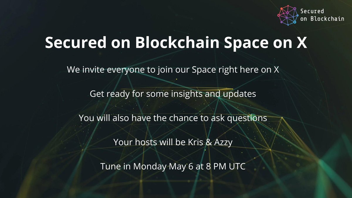 Secured On Blockchain tweet media