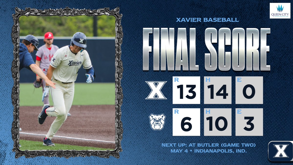 Xavier captures the series opener at Butler on Friday night!