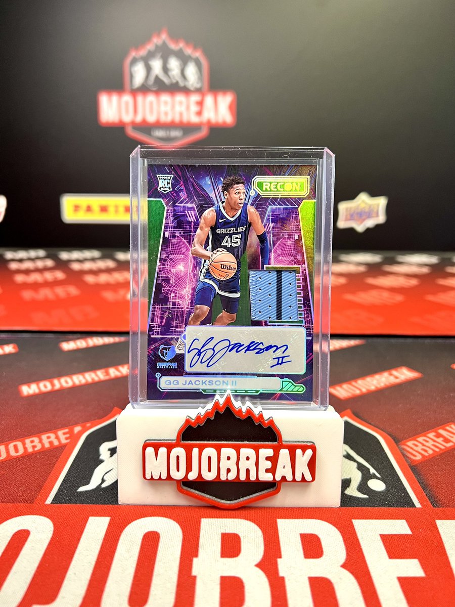 HUUUGGEE RPA of @gregupnxt pulled by @crad6.5 #’d to 5! Out of Panini Recon NBA Basketball! If you’ve watched Jackson this year you know he has a TON of upside and is very, very versatile and gifted on the court! Wow what a nice pull! Congrats to the hitter! 🔵⚪️ #mojobreak…