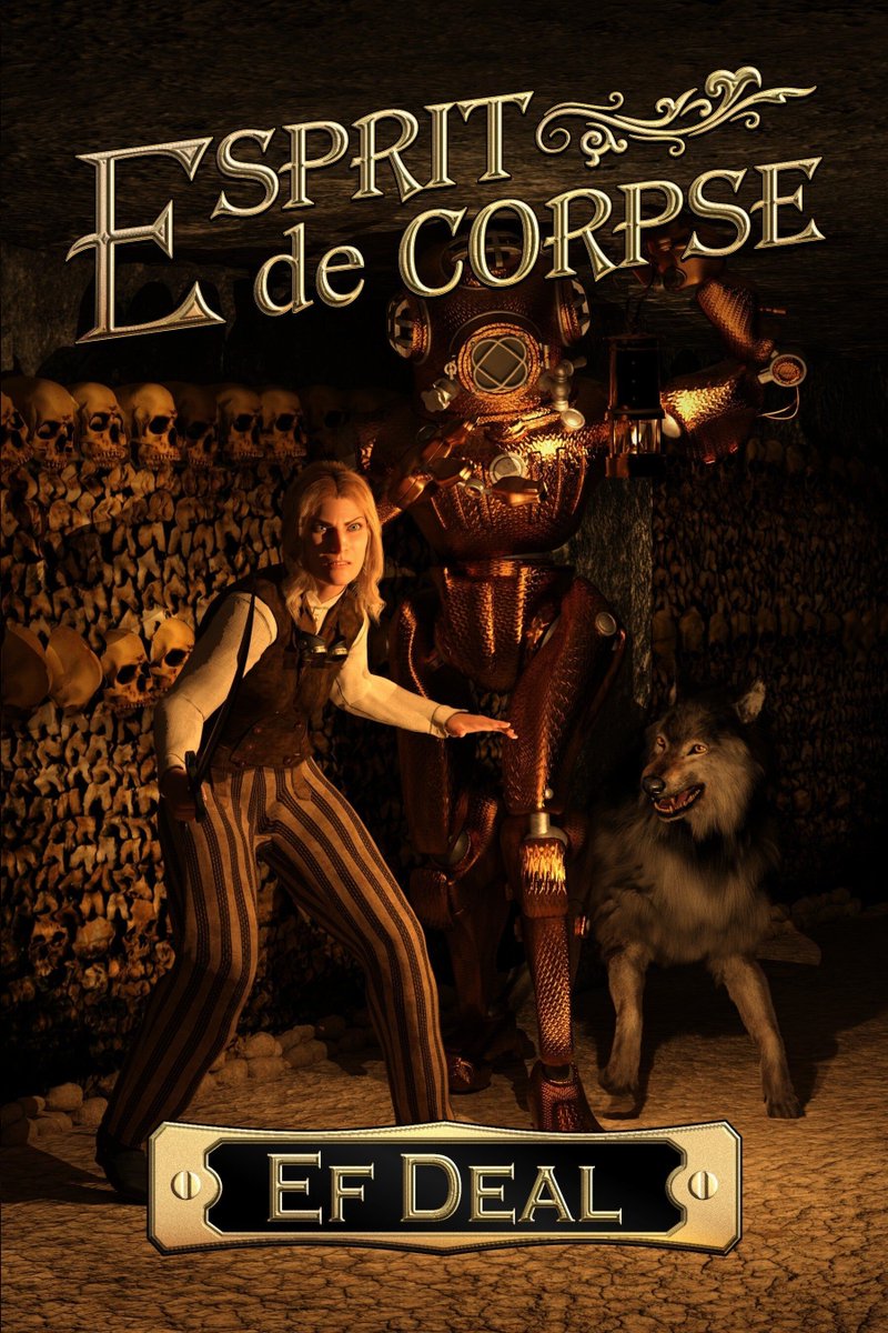 “A rollicking steampunky romp through post-Revolution France. Most delectable!” @tiffanytrent buff.ly/40kCVvA #EspritDeCorpse @deal_ef #Steampunk #Paranormal #Supernatural @DMcPhail