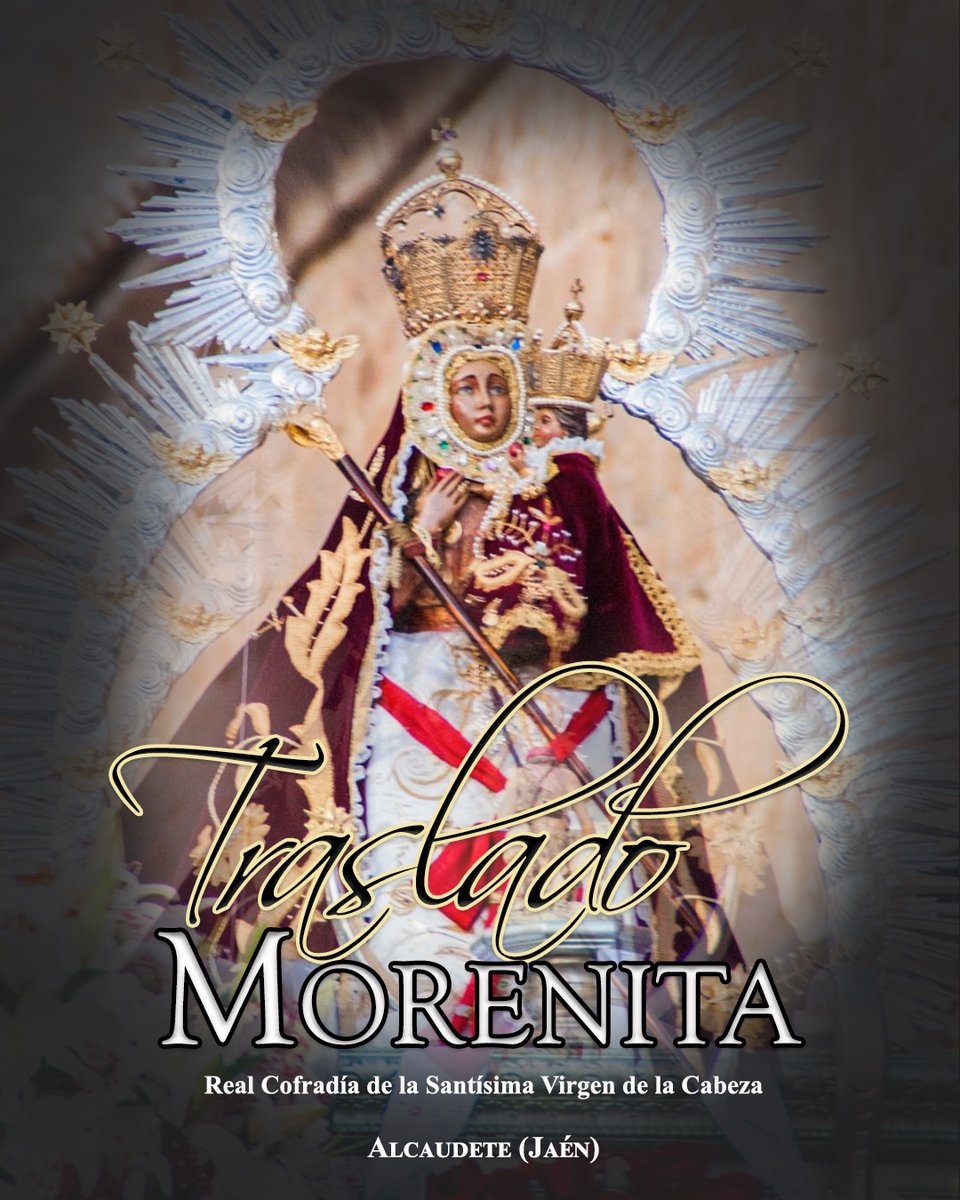 Este sábado, día 4 de Mayo, acompañaremos a la Stma. Virgen de la Cabeza en su traslado desde la iglesia de Ntra. Sra. del Carmen  hasta la iglesia parroquial de Santa María la Mayor.

Será la primera vez que nuestra banda pondrá su música a tan devota imagen de nuestra localidad