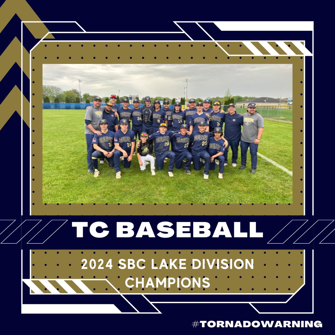 Baseball beats Clyde tonight to clinch its share of the 2024 SBC Lake Division Championship!!
Congratulations!!
#TornadoWarning