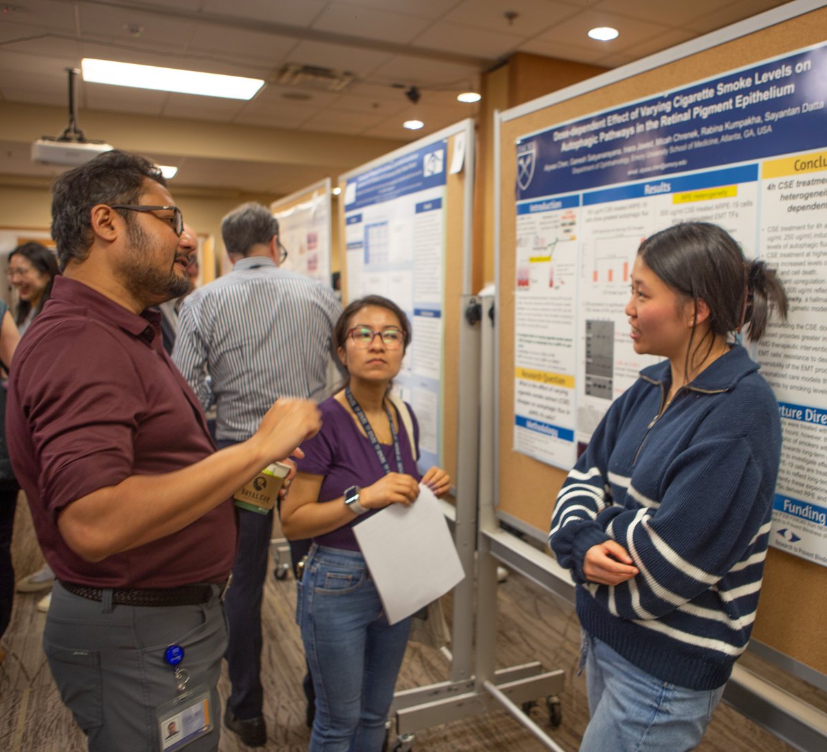 #EmoryEyeCenter is excited to be sending dozens of our best researchers to the #ARVO2024 where they will be presenting their work, arguing their findings, and looking for more questions to answer. Check out our presentation schedule: med.emory.edu/departments/op…