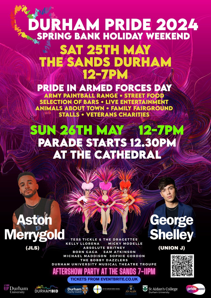 We will be in Durham Market Square tomorrow selling wristbands for our Pride event - come along to our stall and meet our fabulous volunteers. eventbrite.co.uk/e/durham-pride…