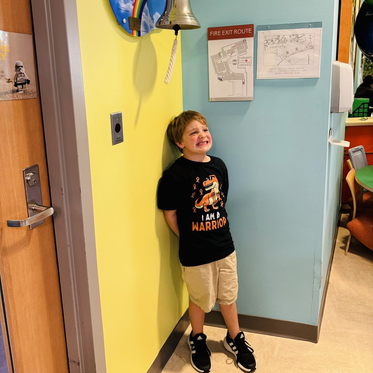 Section17Media's tweet photo. 🔔 🔔 We are so pumped for @tbkennedy22’s son, Harrison, completing chemo and officially beating cancer! It’s been 3 and a half years, and it was so cool to see him completely done with treatments! #HarrisonStrong https://t.co/D66xV0XoLx