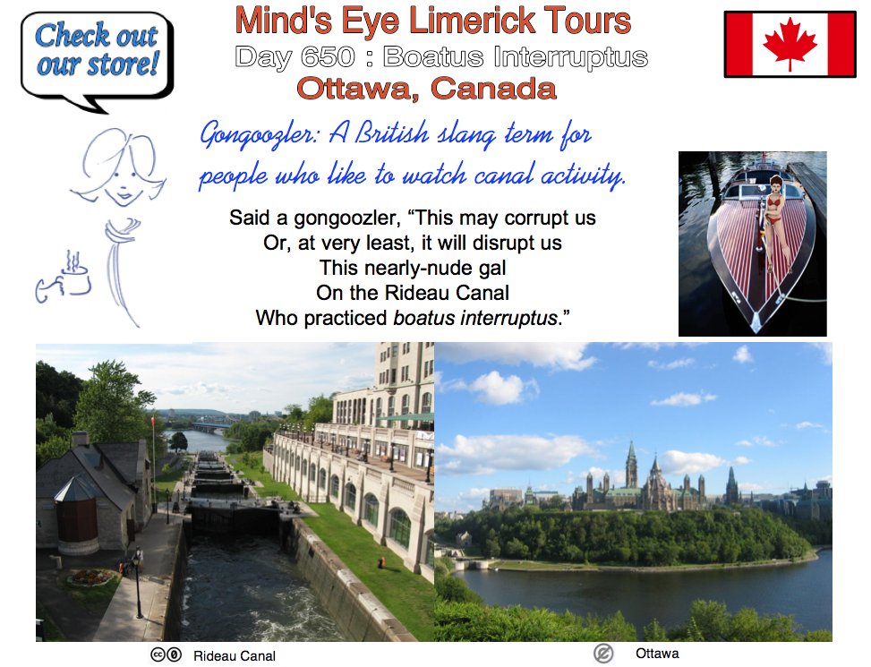 #Limerick #entertainment #humor #fun #store #RideauCanal #Ottawa #ChateauLaurier #gongoozler zazzle.com/store/mindseye…