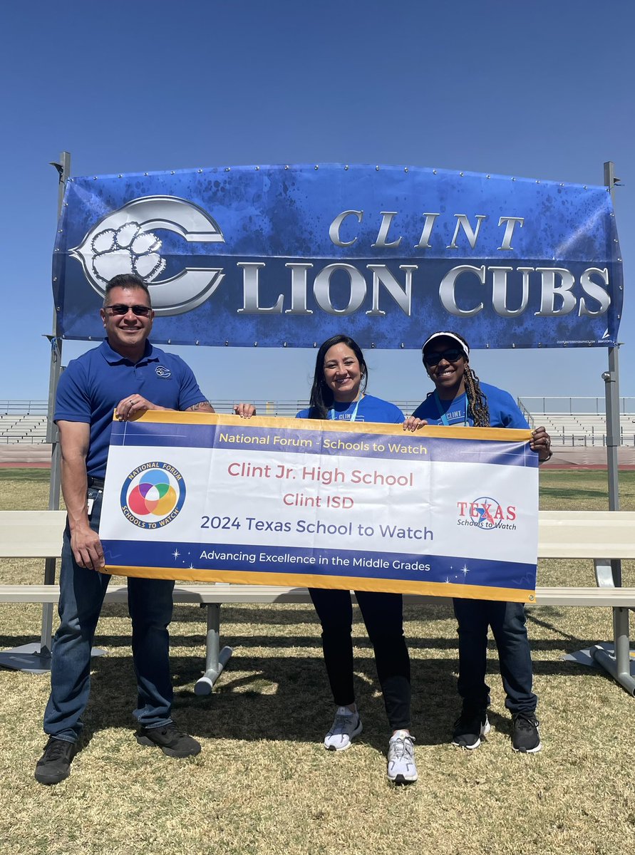 Clint ISD (@clintisd) on Twitter photo Today all staff & students at <a href="/ClintJHS/">Clint Junior High</a> celebrated their designation from TASSP as a “Texas Schools To Watch”! This was a team effort by everyone on campus to receive this national & state honor. Congratulations! 🎉 #WeAreClintISD Today all staff & students at <a href="/ClintJHS/">Clint Junior High</a> celebrated their designation from TASSP as a “Texas Schools To Watch”! This was a team effort by everyone on campus to receive this national & state honor. Congratulations! 🎉 #WeAreClintISD