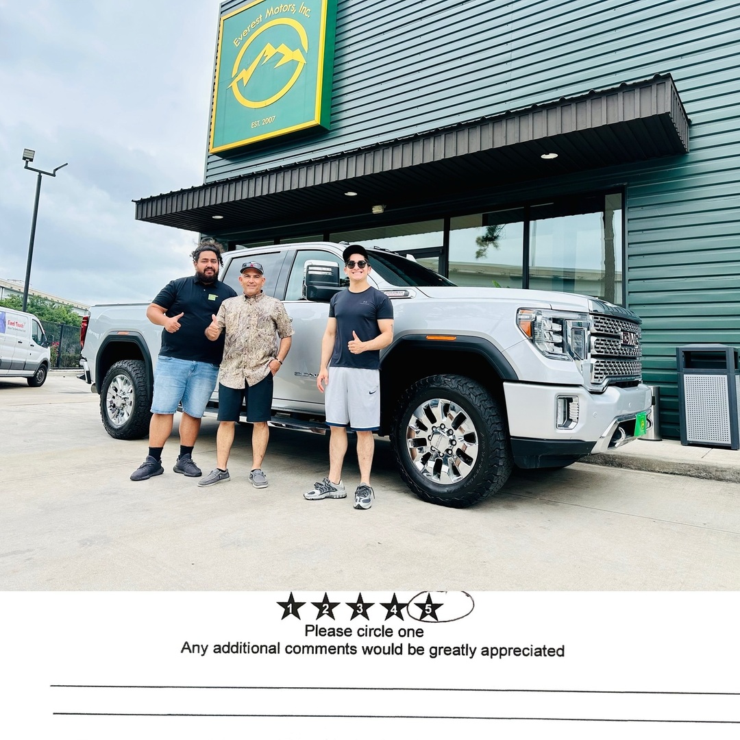 🚛 SOLD & DELIVERED! 🎉 We are thrilled to announce the sale of a magnificent 2020 GMC Sierra 2500HD Denali Diesel. A huge congratulations to Gabriel from Deer Park, Texas, for choosing Everest Motors as his trusted dealership! Welcome to the Everest Motors family, Gabriel! 🎊
…