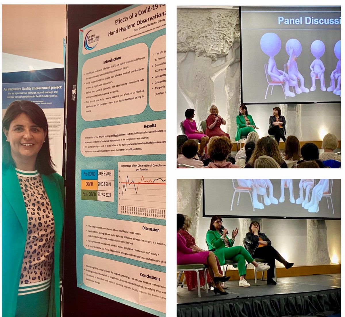 Congratulations to Tracy Doherty, our fantastic leader for IP&C, who sat on the expert panel at the  IPCI National Conference, discussing outbreak management, and also presenting a very informative poster... #collaboration #fantasticwork  #livingpathway