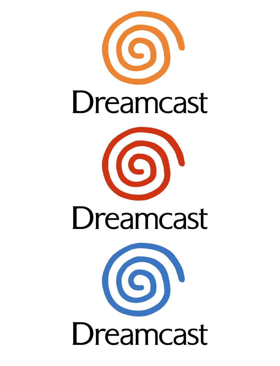 Which swirl do you most connect with? For me is Orange! 🍊 Orange = Japan Red = USA Blue = UK/European #dreamcast #sega #retrogaming