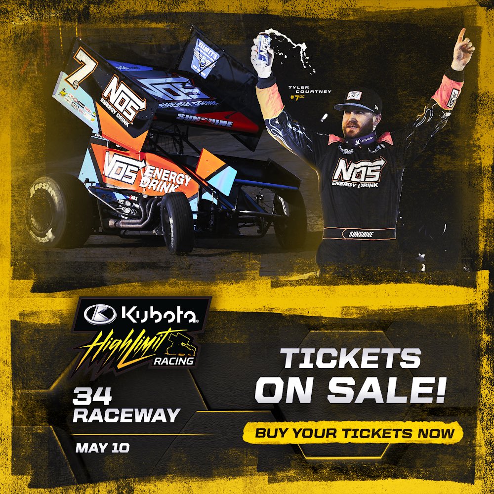 🎲 💥４１０ • ＦＲＩＤＡＹ💥 🎲 One week until High Limit Racing returns to the high banks of 34 Raceway in West Burlington! Advanced tickets are on sale now: bit.ly/3IONDTh