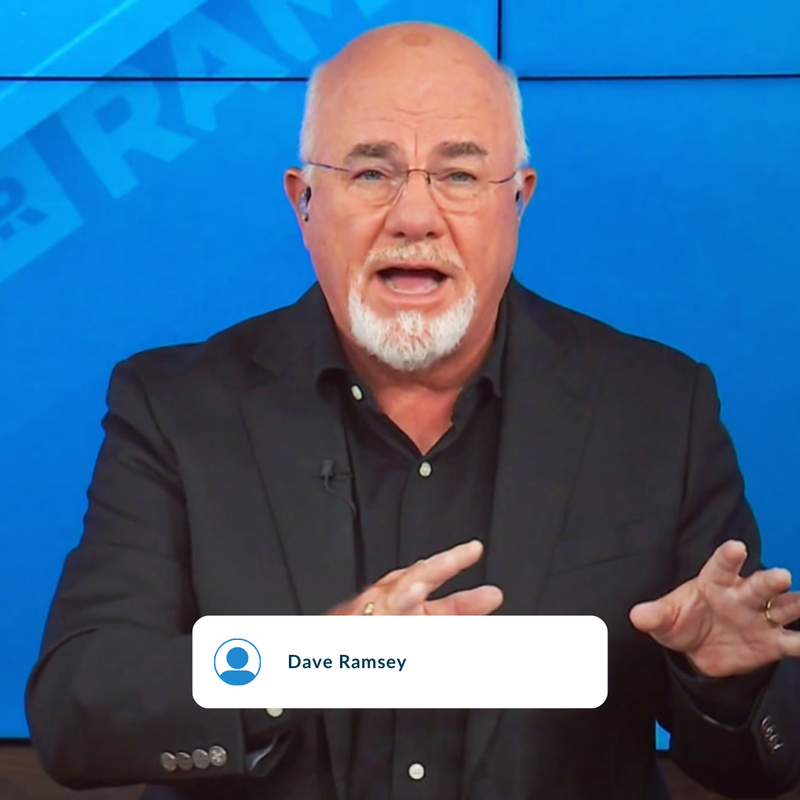 Meet Dave Ramsey, your go-to guide for financial freedom! 🎯

An inspiring voice on the radio, best-selling author, and motivational guru, Dave is on a mission to help you live debt-free! 🕴

#DaveRamsey #FinancialFreedom #DebtFreeLife #MoneyManagement #FinancialAdvice