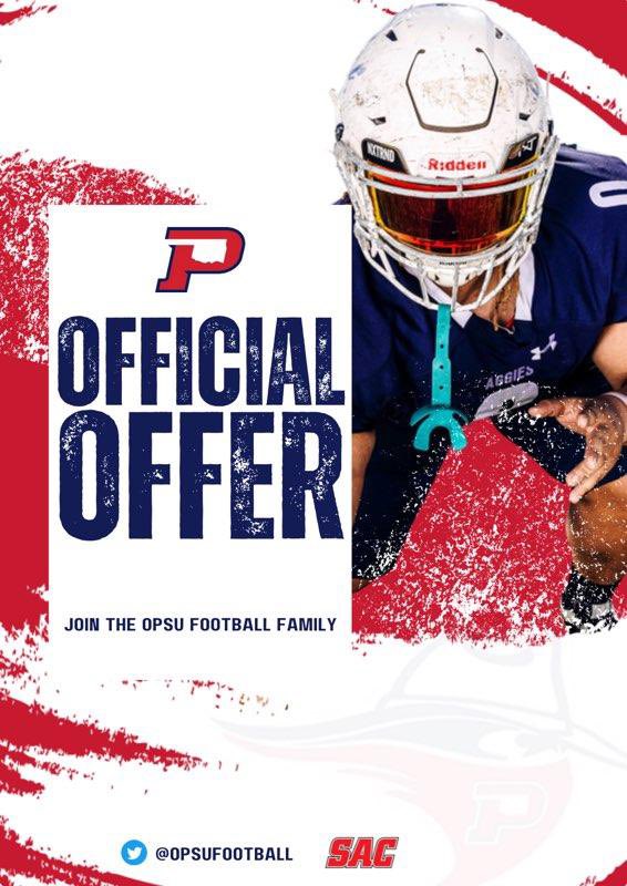 AGTG! I have received an official offer to go and play football at Oklahoma panhandler university‼️🔴🔵 @Coach_Miller21 @coachnalley @CoachKKerns @hamilton_bryon @Daniel5Lewis5