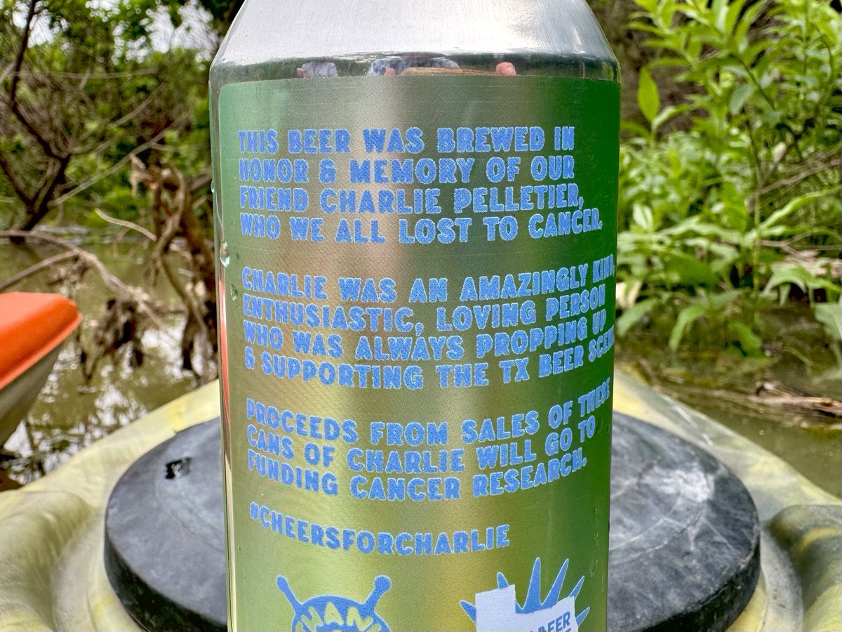 One of our drinkin buddies passed away recently and this beer was brewed in honor and memory of him. A very good dude that will be missed sorely 😔 #cheersforcharlie