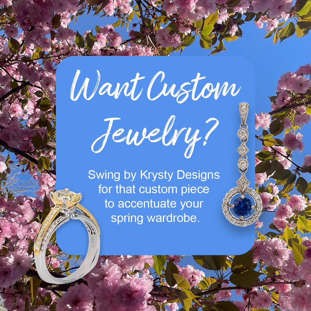 Krysty Designs is your one-stop shop for local, custom jewelry. We work closely with each guest to make sure they walk out with not just a beautiful piece, but a new family heirloom. 

 #customjewelry #diamondjewelry #shoplocal #familyownedbusiness #614living