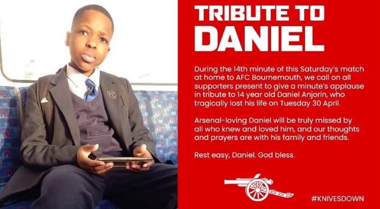 Reminder for today's game spread the word pls gooners, R.I.P young one 🔴⚪