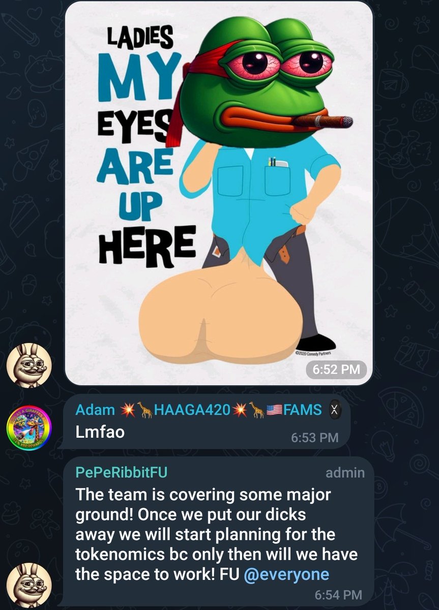_PePe_FU's tweet photo. Rippit! Heres an important announcement! #FU and dont tell your friends! https://t.co/9sw9oq6SiL

First he was inu now he #FU

A quote by:
#PePeFU https://t.co/wZChEAS8dh