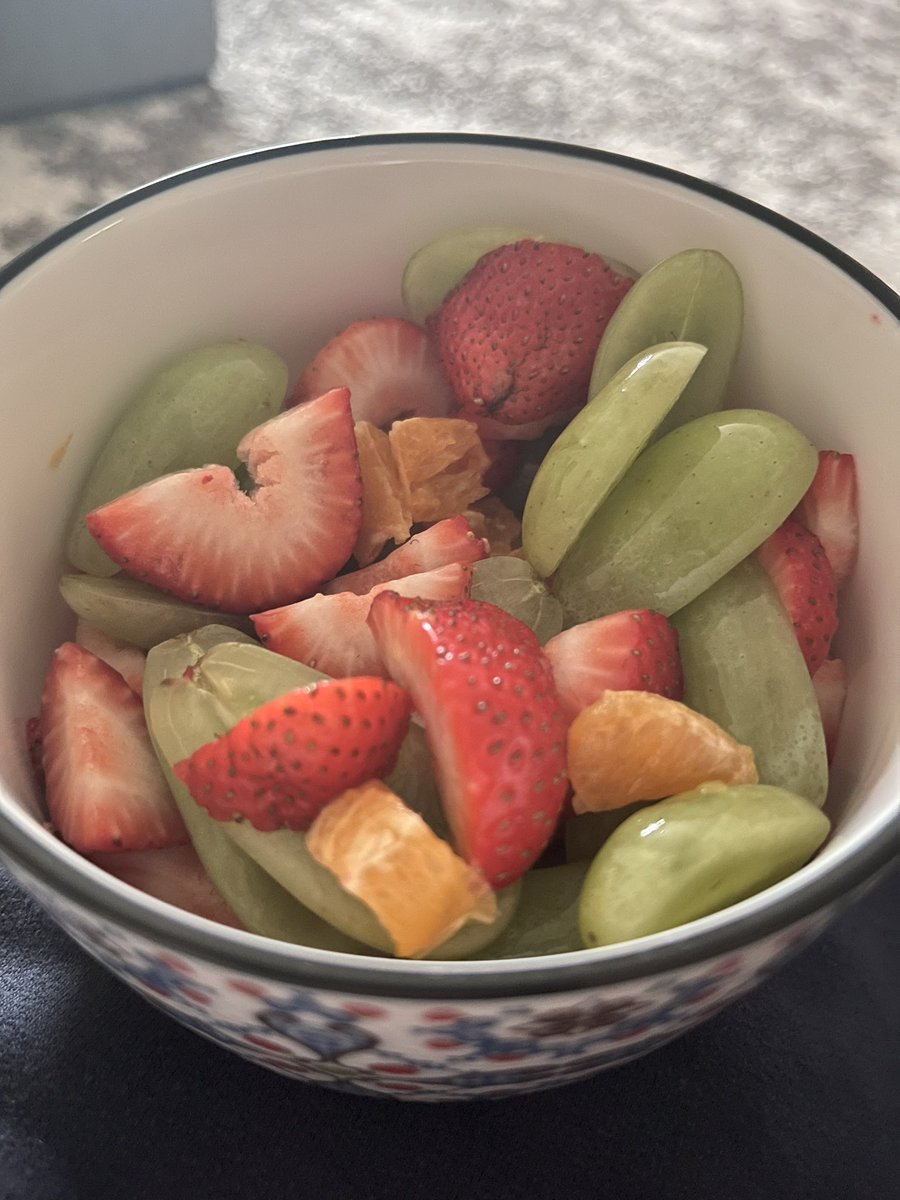 Tonight’s first snack! #Fruitsalad